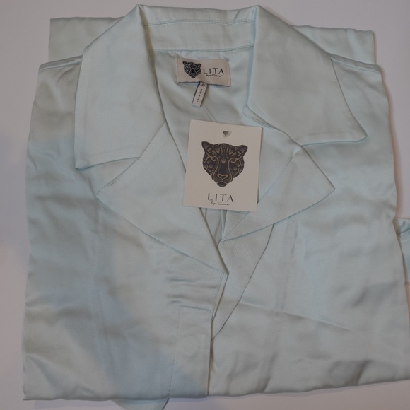 Revolve Lita By Ciara Romper Sprout Green size Medium High End brand $348 - Picture 7 of 12